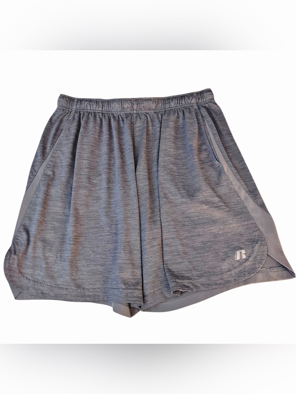 Russell Athletic FreshForce Men’s Gray Athletic Running Shorts Size Large L